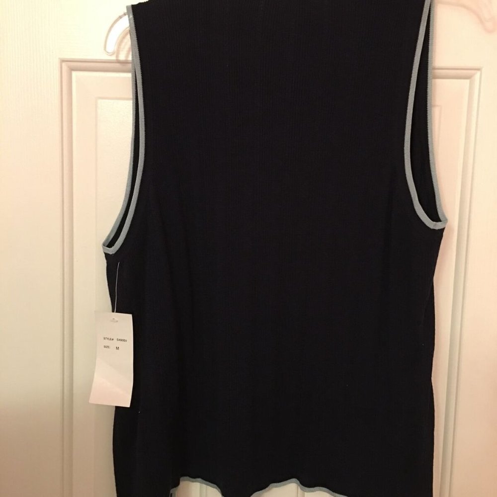 Sportfolio by Marcia Sweater Vest Womens Medium - Picture 5 of 5